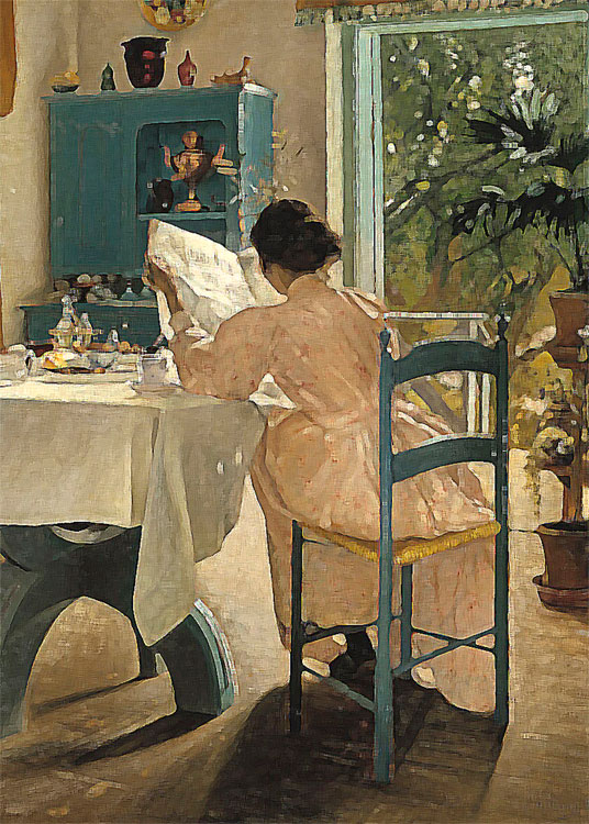 Happy Scene, by Public Domain Cover image.